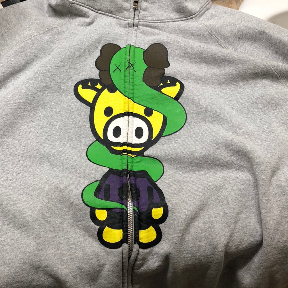 Bape x kaws hoodie